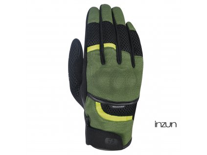 rukavice BRISBANE AIR, OXFORD (zelené/černé/žluté fluo)
