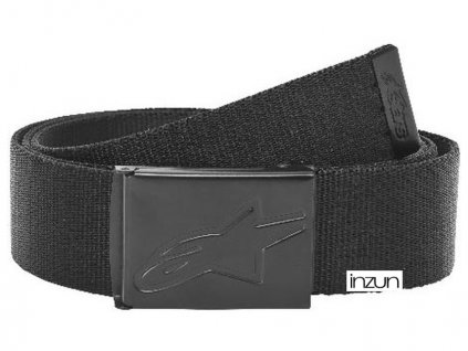 pásek AGELESS WEB BELT, ALPINESTARS (černý/ černá přezka, textil)