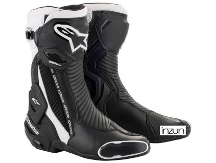 boty SMX PLUS 2, ALPINESTARS (černá/bílá) (Velikost 37)