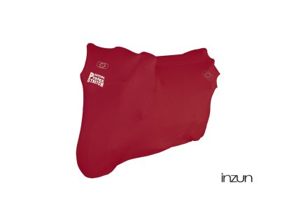 plachta na motorku Protex Stretch Indoor interierová, OXFORD (červená) (Velikost M)