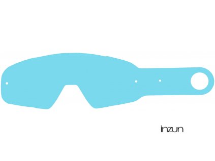 strhávací slídy plexi pro brýle FOX RACING řady AIRSPACE, Q-TECH (10 vrstev v balení, čiré)
