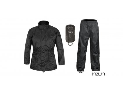 bunda a kalhoty LOW, NOX/4SQUARE (černá, reflexní prvky) (Velikost M)