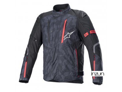 bunda RX-5 DRYSTAR, ALPINESTARS (černá/maskáčová/červená) 2024