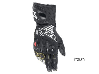 rukavice GP TECH 2, ALPINESTARS (černá/bílá) (Velikost S)
