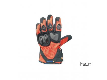 Moto rukavice XMOTOS dětské - černo/oranžové