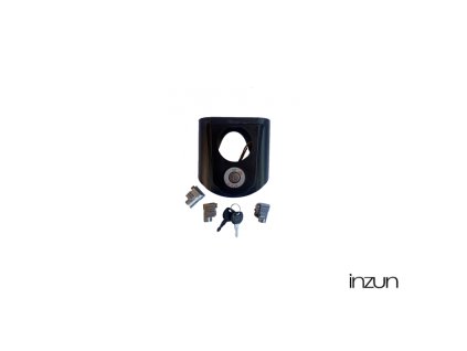 Sada zámků se spínačkou a plastovou krytkou X-scooters XR05 (Barva Černá)