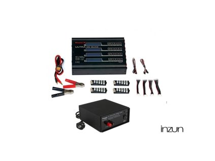 SET Graupner Ultra DC Quad, 4x80W se zdrojem Graupner 20A