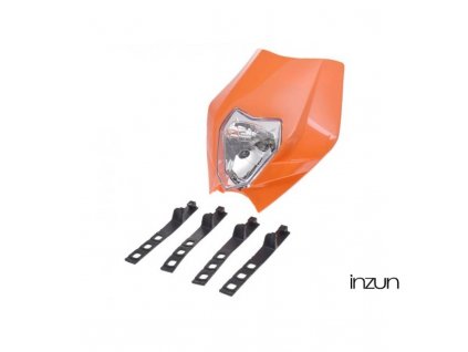 Přídavné přední světlo na motocykly - oranžové