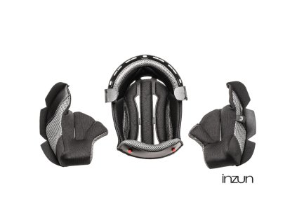 lícnice a klobouk pro přilby Cross Cup Two/Sonic Junior, CASSIDA, dětská (černá/šedá) (Velikost S)