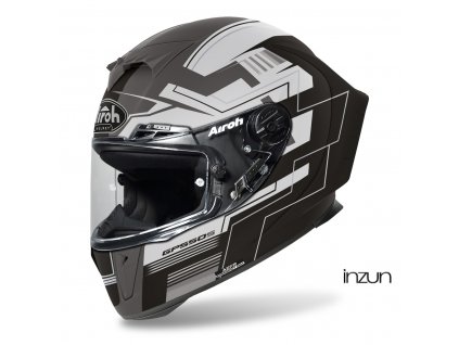 přilba GP 550 S Challenge, AIROH (matná černá) 2023 (Velikost XL)