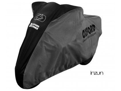 plachta na motorku Dormex interierová, OXFORD (černá/šedá) (Velikost M)