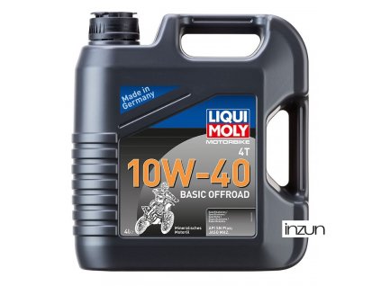 LIQUI MOLY Motorbike 4T 10W40 Basic Offroad, minerální motorový olej olej 4 l