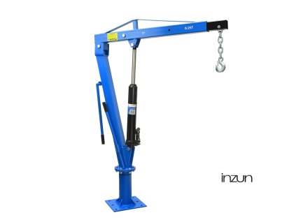 Dílenský jeřáb hydraulický 1 t, otočný skládací