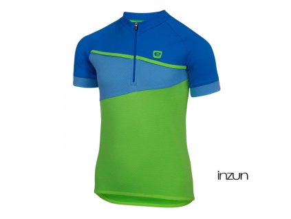 Etape – dětský dres PEDDY, zelená/modrá (Varianta 152/158)