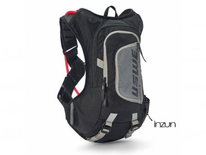 batoh ENDURO RAW 8, USWE - ŠVÉDSKO (carbon černá, objem 8L, hydrobag 3L)