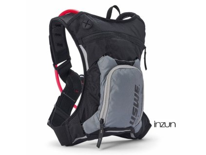 batoh ENDURO RAW 3, USWE - ŠVÉDSKO (carbon černá, objem 3L, hydrobag 2L)