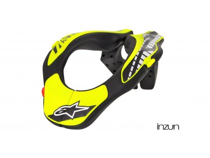 krční chránič NECK SUPPORT, ALPINESTARS, dětský (žlutý fluo/černý, vel. UNI) 2024