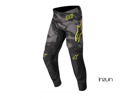 kalhoty RACER TACTICAL, ALPINESTARS (černá/šedá maskáčová/žlutá fluo)