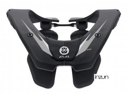 chránič krční páteře AIR, ATLAS (černá/stříbrná) (Velikost S)
