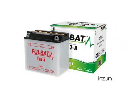 baterie 12V, YB7-A, 8Ah, 124A, konvenční 135(145)x75x133 FULBAT(vč. balení elektrolytu)