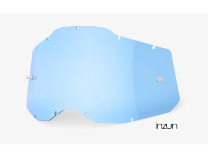 plexi Racecraft 2/Accuri 2/Strata 2, 100% - USA (modré, Anti-fog)