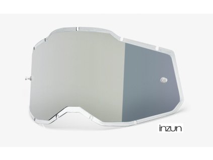 plexi Injected Racecraft 2/Accuri 2/Strata 2, 100% (stříbrné chrom, Anti-fog)