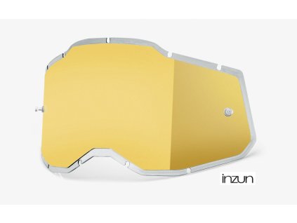 plexi Injected Racecraft 2/Accuri 2/Strata 2, 100% (zlaté chrom, Anti-fog)