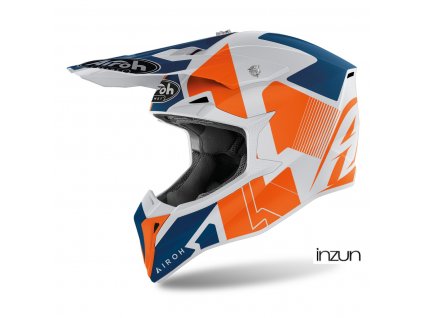 přilba WRAAP Raze, AIROH (oranžová matná) 2023 (Velikost XXL)