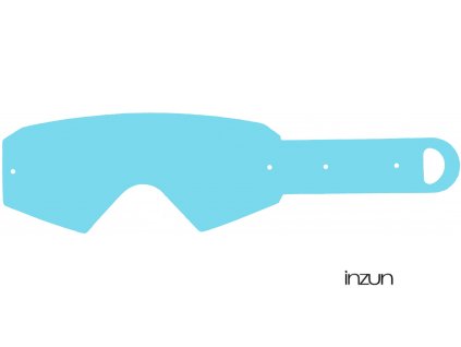 strhávací slídy plexi pro brýle ETHEN řady 05, Q-TECH (50 vrstev v balení, čiré)