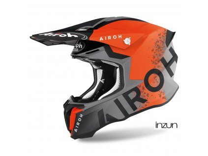 přilba TWIST 2.0 Bit, AIROH (oranžová matná) 2023 (Velikost XXL)