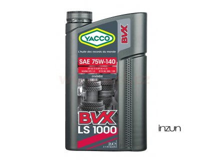 Převodový olej YACCO BVX LS 1000 75W140 2L