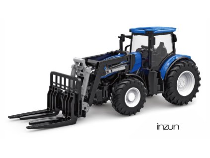 amewi rc traktor celni nakladac s vidlemi svetla zvuk 1 24