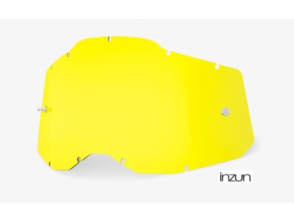 plexi Racecraft 2/Accuri 2/Strata 2, 100% - USA (žluté, Anti-fog)