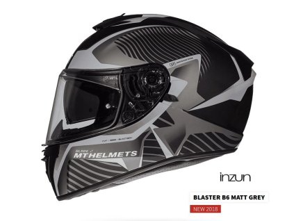 MBW MT BLADE 2SV BLASTER Matt Grey (Velikost: XS)