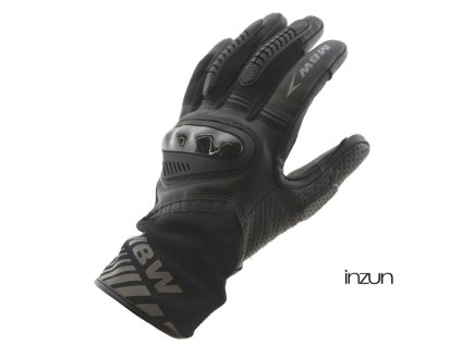 Rukavice na motocykl MBW PHIL černé velikost S (Velikost: S)