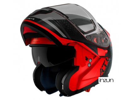 MT Helmets MT ATOM SV ADVENTURE A5 MATT RED velikost XS