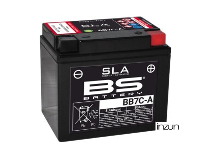 Továrně aktivovaná motocyklová baterie BS-BATTERY BB7C-A (FA) (YB7C-A (FA)) SLA (Typ AGM)