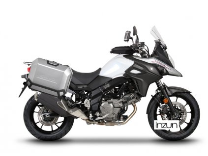 Kompletní sada bočních hliníkových kufrů SHAD TERRA 36L/36L, včetně montážní sady SHAD SUZUKI DL 650 V-Strom