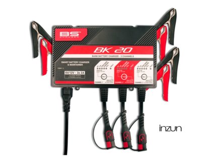 3 channels bank BS-BATTERY BK20 (suitable also for Lithium) 12V 2A