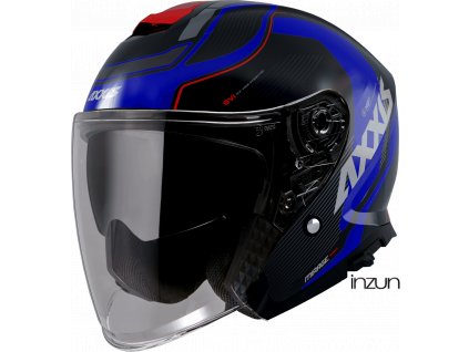 Otevřená helma AXXIS MIRAGE SV ABS village b7 matná modrá S