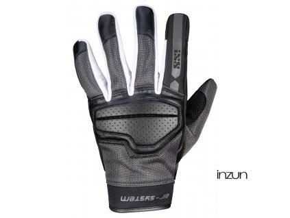 Klasické rukavice iXS EVO-AIR X40464 černo-tmavě šedo-bílá 2XL