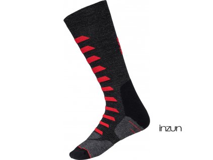 Ponožky Merino iXS iXS365 X33406 šedo-červený 36/38