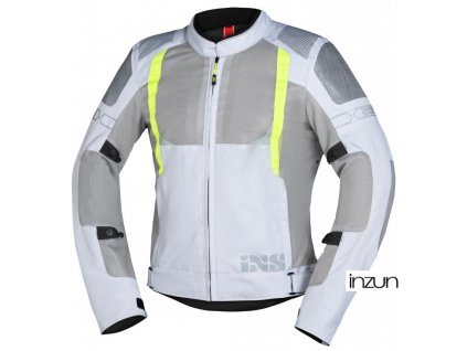 Sports jacket iXS TRIGONIS-AIR X51063 light grey-grey-yellow fluo 2XL