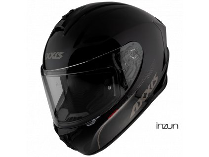 Integrální helma AXXIS DRAKEN ABS solid lesklá černá S