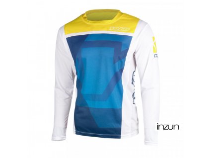 Motokrosový dres YOKO KISA modrý / žlutý L