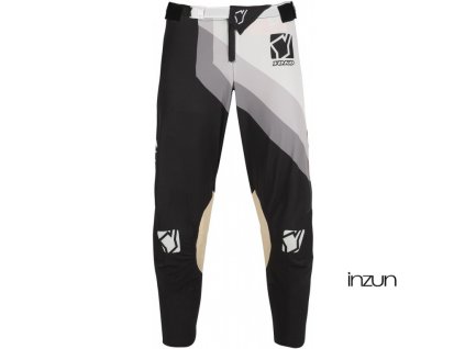 Motokrosové dětské kalhoty YOKO VIILEE černý / bílý 20