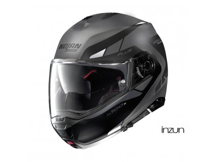 moto helma nolan n100 5 plus milestone n com flat lava grey 50