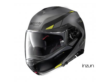 moto helma nolan n100 5 plus milestone n com flat lava grey 52