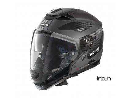 Moto helma Nolan N70-2 GT Bellavista N-Com Flat Lava Grey 21 (Velikost XS)