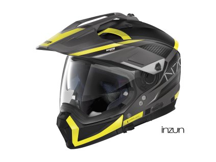 Moto helma Nolan N70-2 X Earthquake N-Com Flat Lava Grey 47 (Velikost M)